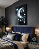 Moon Star Glass Wall Art by Insigneart USA