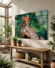 Cheetah Glass Wall Art by Insigneart USA
