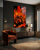 Flower Glass Wall Art by Insigneart USA