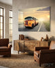 Caravan Glass Wall Art by Insigneart USA