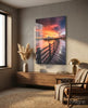 Bridge of Love Glass Wall Art by Insigneart USA
