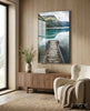 Dock Glass Wall Art by Insigneart USA