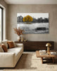 Yellow Tree Glass Wall Art by Insigneart USA