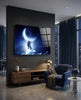 Moon bearer Glass Wall Art by Insigneart USA