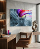 Color of Gray Glass Wall Art by Insigneart USA