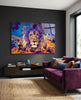 Lion Glass Wall Art by Insigneart USA