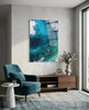Colors of Abstraction Glass Wall Art by Insigneart USA