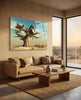 Thinking Elephant Glass Wall Art by Insigneart USA