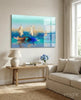 Sailboat Glass Wall Art by Insigneart USA