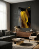 Yellow Story Glass Wall Art by Insigneart USA