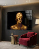 Gold Woman Glass Wall Art by Insigneart USA