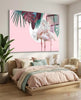 Flamingo Glass Wall Art by Insigneart USA
