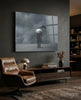 Storm in Thoughts Glass Wall Art by Insigneart USA
