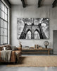 Brooklyn Bridge Glass Wall Art by Insigneart USA