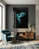 Luminious Parrot Glass Wall Art by Insigneart USA