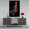 Michael Jordan Glass Wall Art by Insigneart USA
