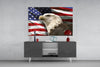 American Eagle Glass Wall Art by Insigneart USA