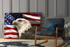 American Eagle Glass Wall Art by Insigneart USA