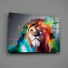 Lion Glass Wall Art by Insigneart USA