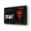 Darth Maul Glass Wall Art by Insigneart USA