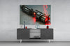 Light Saber Glass Wall Art by Insigneart USA
