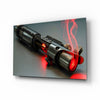 Light Saber Glass Wall Art by Insigneart USA