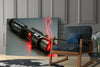 Light Saber Glass Wall Art by Insigneart USA
