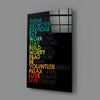 Advices Glass Wall Art by Insigneart USA