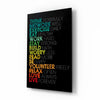 Advices Glass Wall Art by Insigneart USA