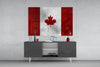 Flag of Canada Flag Glass Wall Art by Insigneart USA