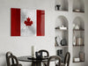 Flag of Canada Flag Glass Wall Art by Insigneart USA