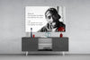 Tupac Shakur Glass Wall Art by Insigneart USA