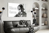 Tupac Shakur Glass Wall Art by Insigneart USA