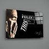 Tupac Glass Wall Art by Insigneart USA