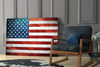 Flag of the United States Glass Wall Art by Insigneart USA