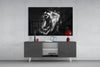 Lion Glass Wall Art by Insigneart USA