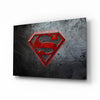 Superman Glass Wall Art by Insigneart USA