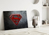 Superman Glass Wall Art by Insigneart USA