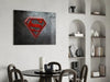 Superman Glass Wall Art by Insigneart USA