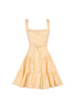 CARACAS MINI DRESS IN YELLOW STRIPES by No Pise La Grama Web