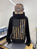 Freedom Flag Hoodie by Luckless Outfitters