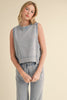 Mineral Wash Sleeveless Top