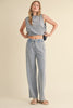 Mineral Wash Sleeveless Top