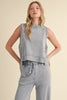 Mineral Wash Sleeveless Top