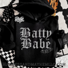 Batty Babe hoodie by Madness & Mayhem LLC