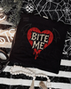 Bite me shirt by Madness & Mayhem LLC