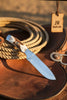 Drop Point Bushcraft Knife 10” – Polished Steel Blade with Natural Stag Handle by JW SteelCrafts