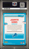 Graded 2023 Panini Donruss Jahmyr Gibbs #331 Optic Preview Green Velocity Rookie RC Football Card PSA 10 Gem Mint