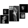 Wild Heads Combined Glass Wall Art by Insigneart USA