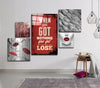 Nothing To Lose Combined Glass Wall Art by Insigneart USA